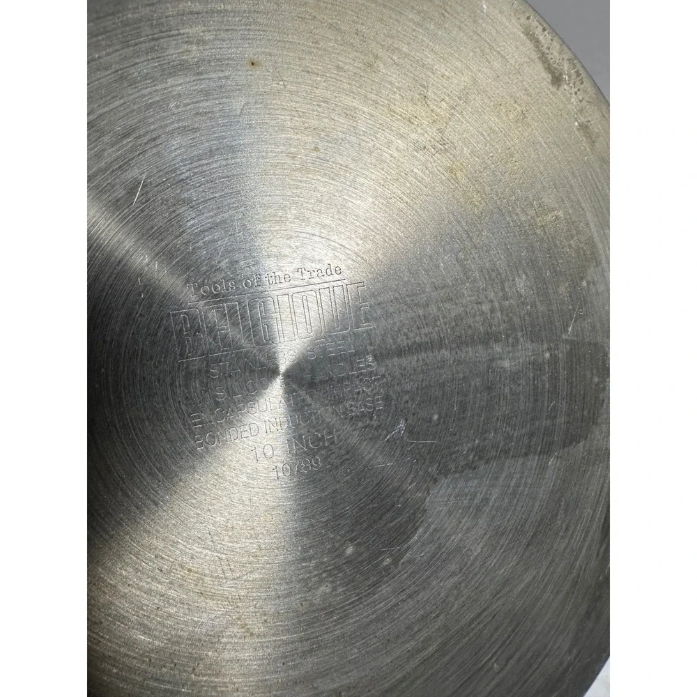 Belgique Tools of the Trade 10 Inch Stainless Steel Frying Pan Skillet 10789